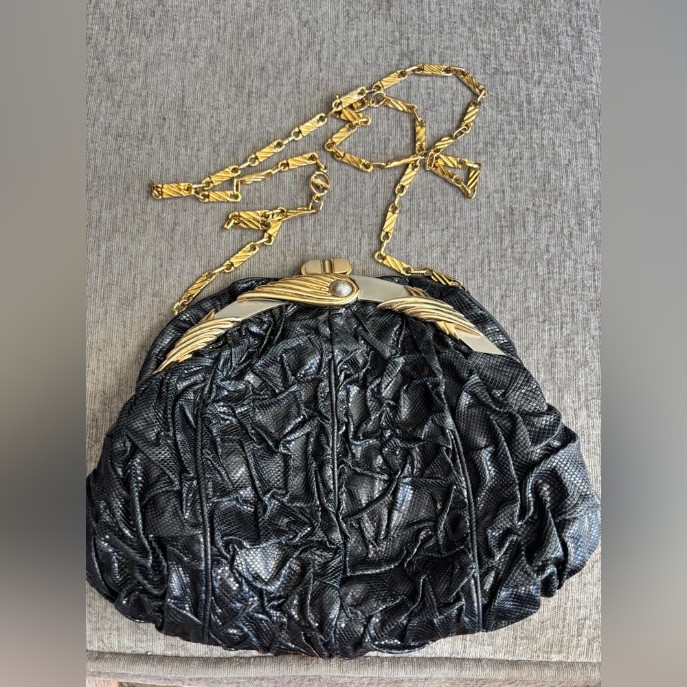 Vintage Carlo Fiori Italian Leather Bag